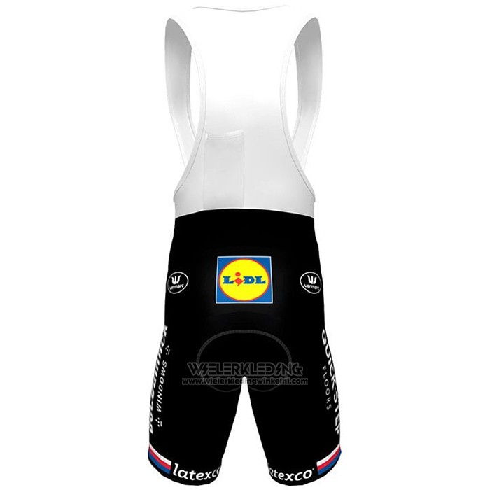 2021 Fietskleding Deceuninck Quick Step Kampioen Nieuw Zeeland Korte Mouwen en Koersbroek